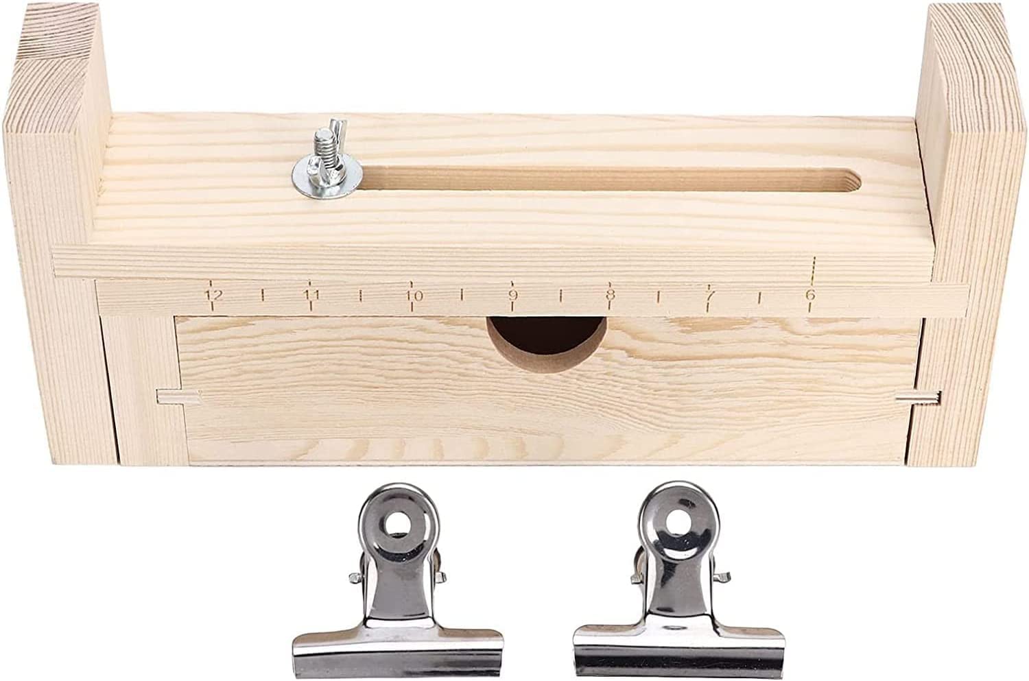 Paracord Bracelet Maker Kit - Wooden U-Shape DIY Jig with Clear Scale & 2 Clamps for Handcrafting Survival Bracelets (Style 3) | Perfect for Outdoor Adventures, Camping & Emergency Preparedness