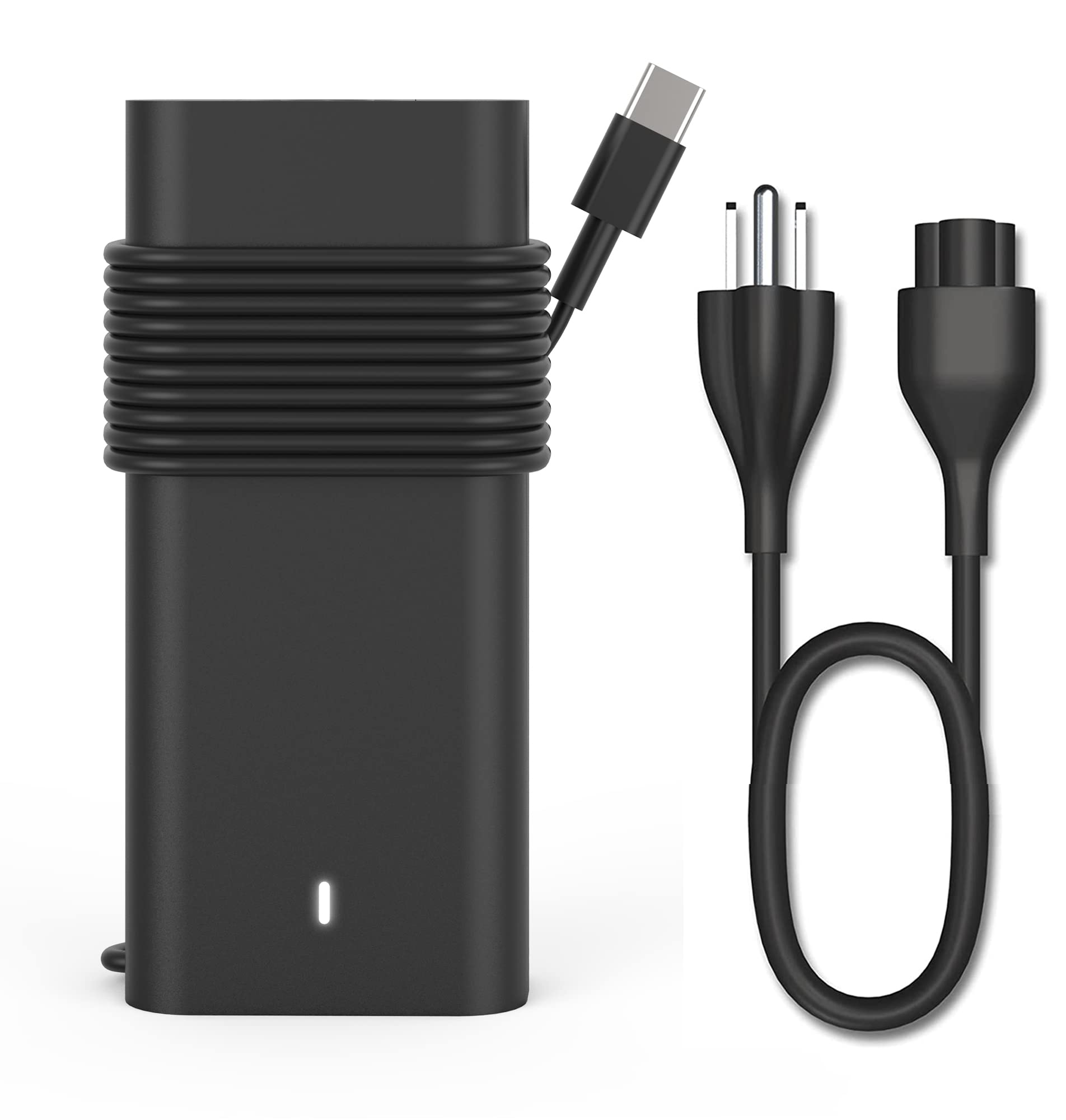 65W USB C Laptop Charger Fast Charging - Compatible with Dell Latitude, XPS, Chromebook - Slim Travel Power Adapter for Home, Office & Business Travel