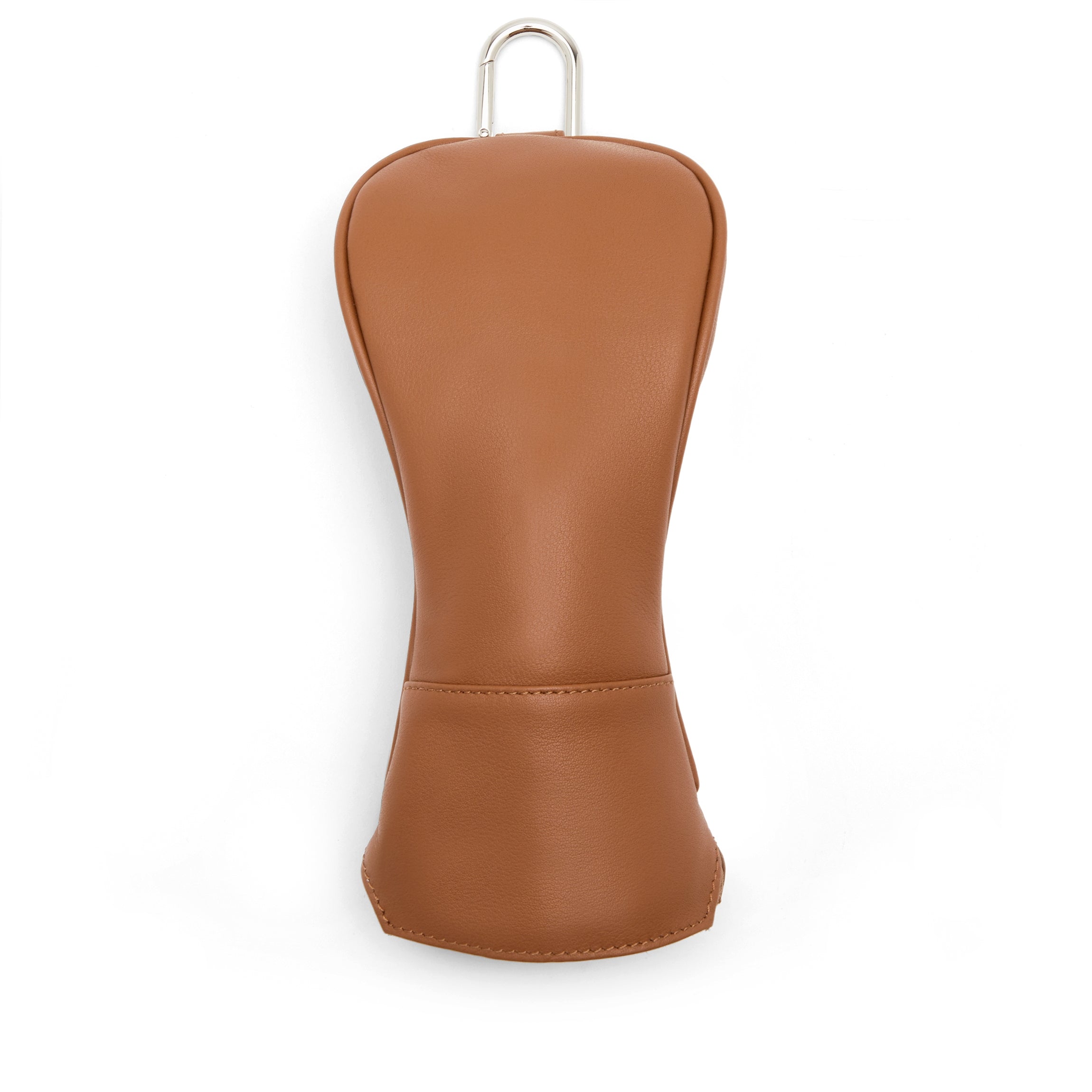 Premium Golf Hybrid Headcover in Cognac Leather - Protective Club Cover for Drivers & Fairway Woods - Ideal for Golfers & Country Club Use