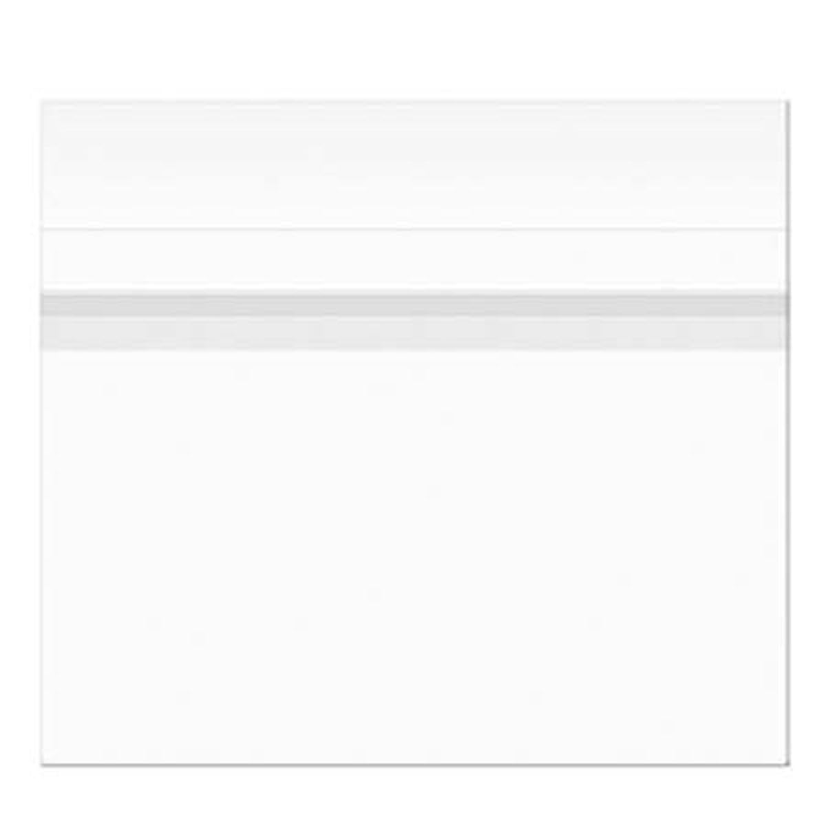 ClearBags 4.25x6.125 Inch Crystal Clear Polypropylene Storage Bags with Flap - 100 Pack | Protective Plastic Sleeves for Photos, Trading Cards, Documents & Collectibles