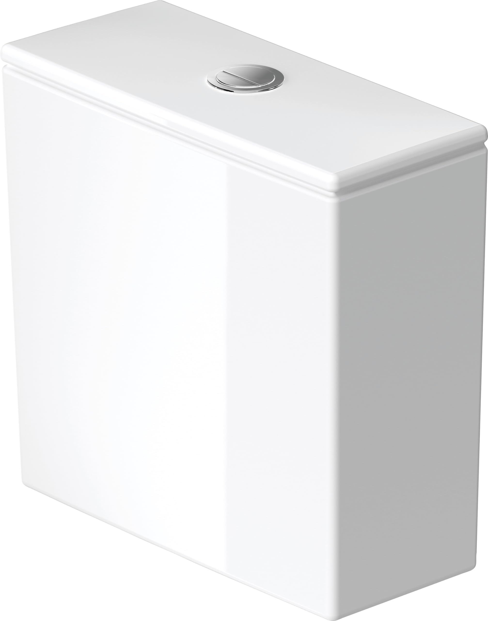 DuraStyle White Two-Piece High-Efficiency Toilet (HET) with Mechanical Flush - Perfect for Modern Bathrooms & Water-Saving Homes