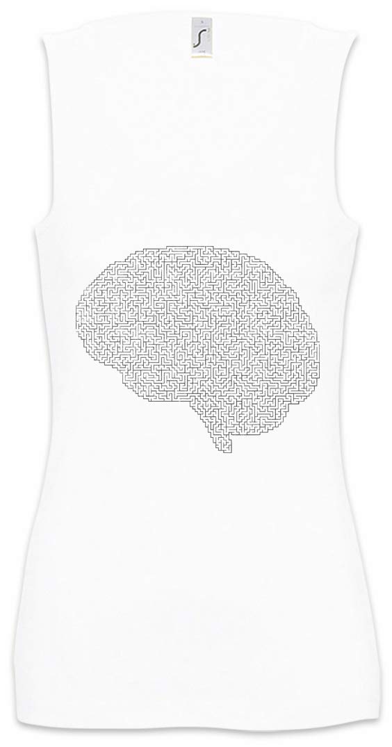 Urban Backwoods Brain Maze Women's Tank Top - Gym Fitness Training Shirt for Women | Workout, Yoga & Running Athletic Apparel
