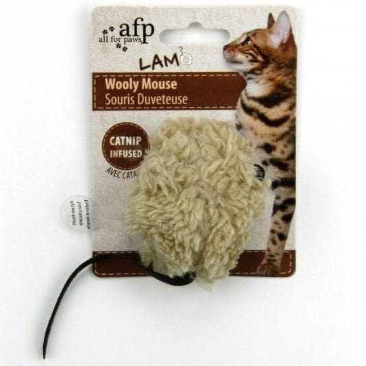 AFP Lamb Wooly Mouse Cat Toy with Chirping Sound - Interactive Pet Toy for Kittens & Cats - Perfect for Playtime, Training & Bonding