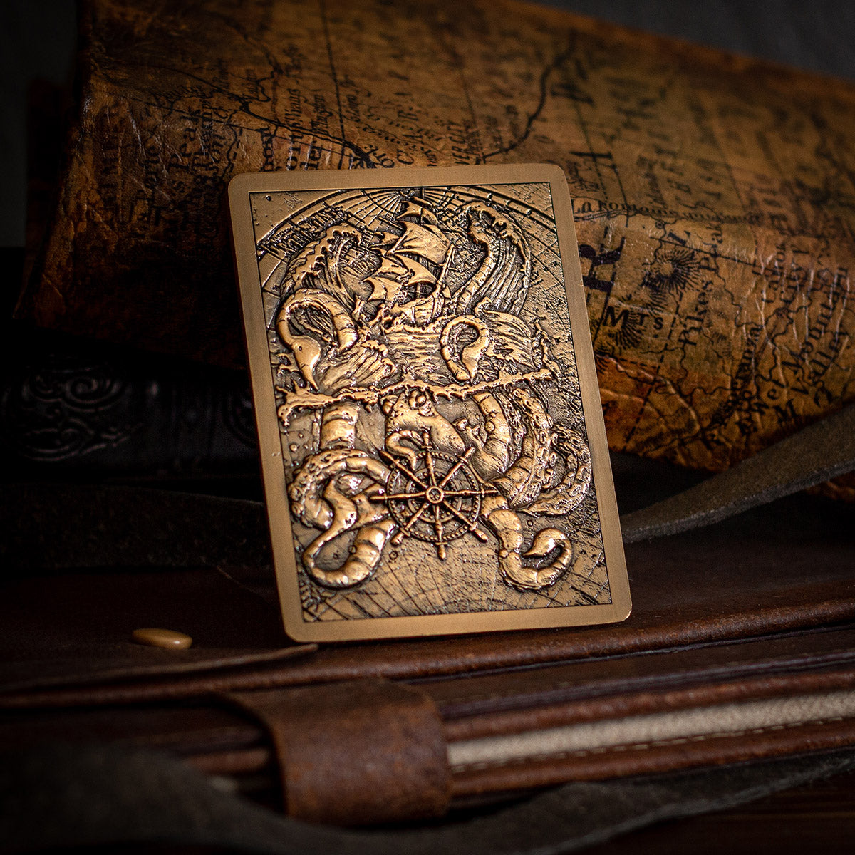 Premium Kraken Metal Credit Card - Durable & Stylish RFID Blocking Wallet Alternative for Everyday Use & Travel