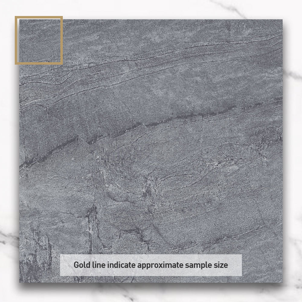 Premium Mondial Grey 600x600mm Porcelain Floor Tile - Stone Look Outdoor Pavers for Patio, Garden & Poolside Areas