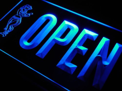 ADVPRO J780-B Open Tiki Bar Wajome Hula Dancer Neon Light Sign - Vintage Hawaiian Themed LED Decor for Home, Bar, or Party