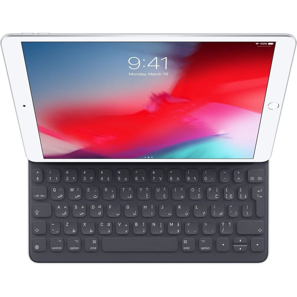 Apple MPTL2LL/A Smart Keyboard for 10.5-inch iPad Pro - US English Layout (Charcoal) | Slim & Responsive Bluetooth Keyboard for Work, Study & Creative Projects