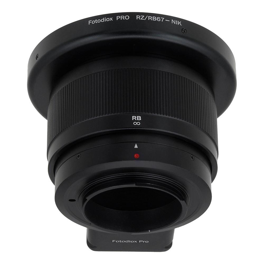Fotodiox Pro Lens Mount Adapter - Mamiya RB67/RZ67 to Nikon F Mount SLR Camera Adapter with Built-In Focusing Helicoid - Perfect for Professional Photography & Videography