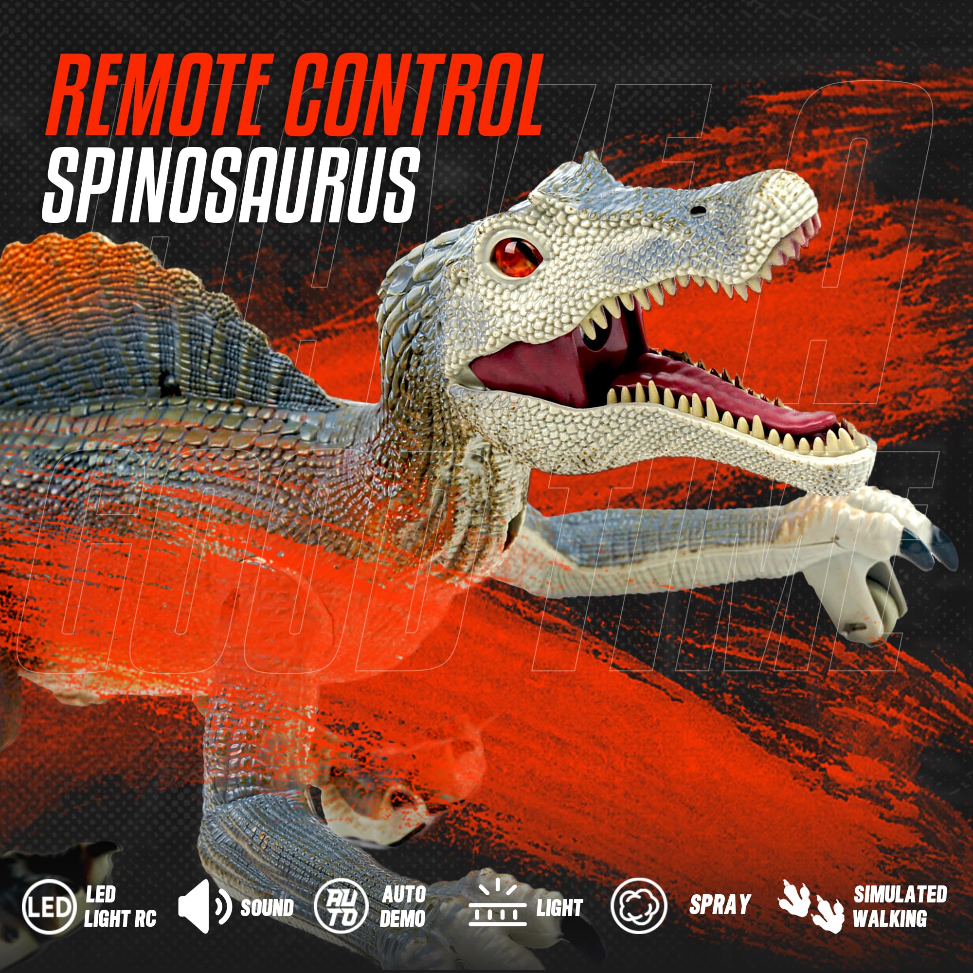 BEZGAR Remote Control Robot and Dinosaur Toy - Smart Interactive RC Robot with LED Lights & Sound Effects for Kids Ages 6-12 | Perfect for Indoor Play, Birthday Gifts & STEM Learning Activities
