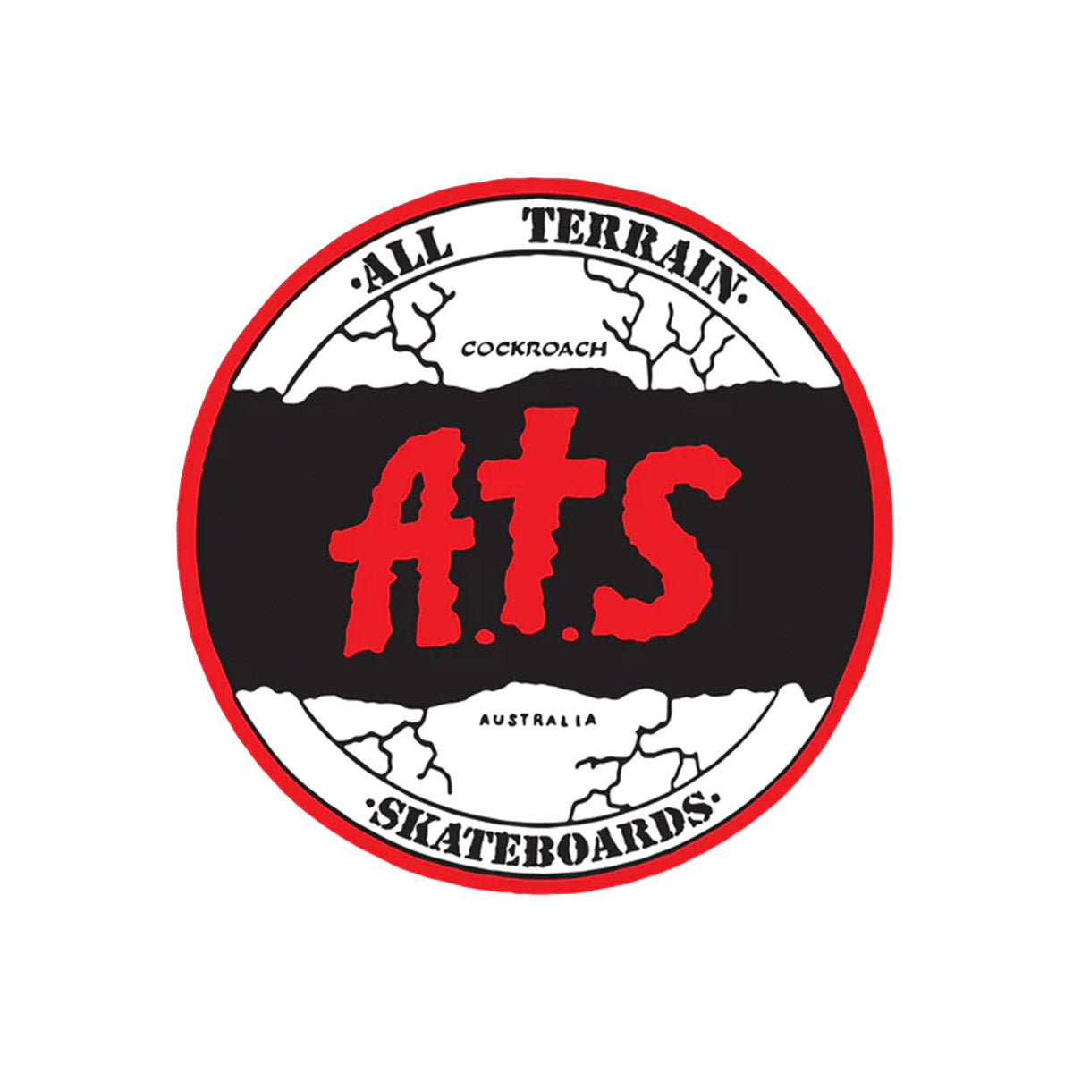 Cockroach A.T.S 4 Sticker - Waterproof Vinyl Decal for Laptops, Cars & DIY Projects - Perfect for Home Decor, Gifts & Outdoor Use