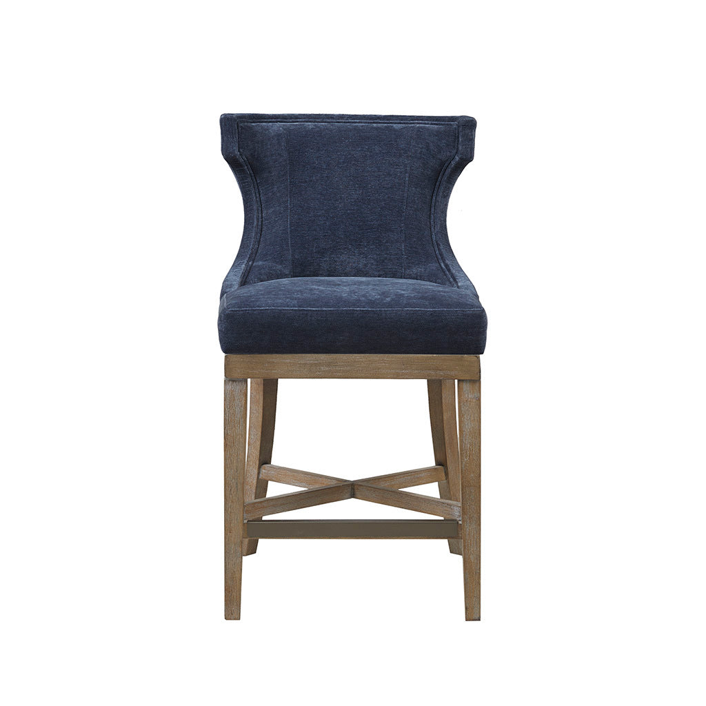 Swivel Counter Stool with Adjustable Height - Modern Bar Stool for Kitchen Island, Breakfast Nook & Home Bar Seating