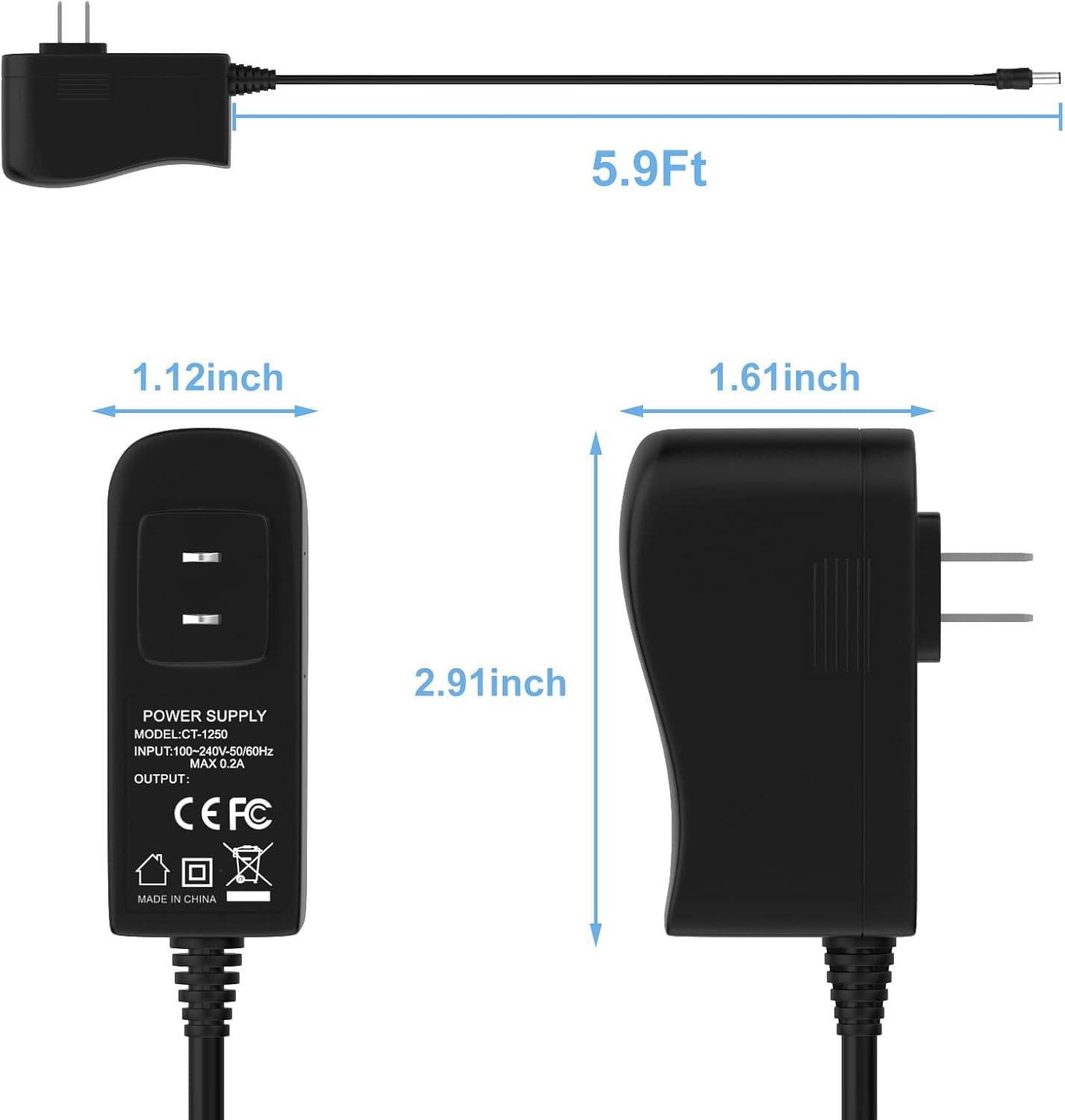 VHBW Vacuum Cleaner Charger Replacement for Fykee P11 K-21B Pro A10 PRO, Ganiza V25, Zoker A10 A10pro, Kyvol V20 - AC Power Adapter Cord for Cordless Vacuums - Perfect for Home Cleaning & Quick Recharging