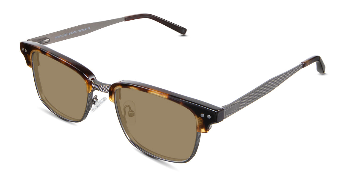 Stylish Brad Men's Prescription Sunglasses - UV Protection Polarized Lenses for Driving, Fishing & Outdoor Activities
