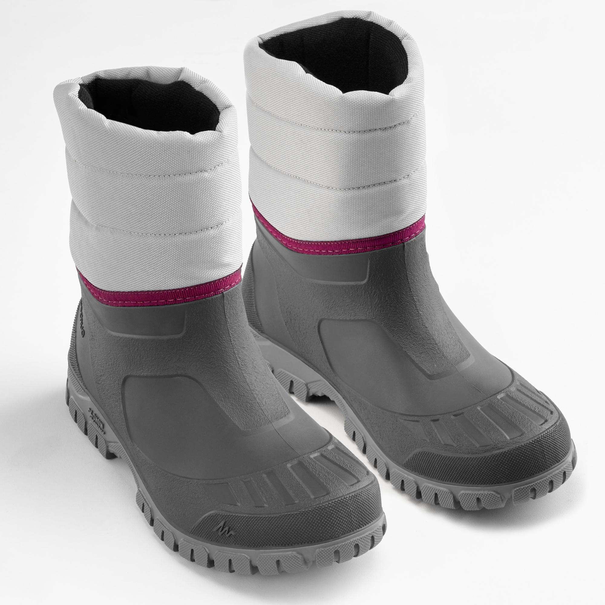 Women's Waterproof Snow Hiking Boots SH100 - Winter Warm Mid-Calf Boots for Outdoor Trekking & Snowy Adventures