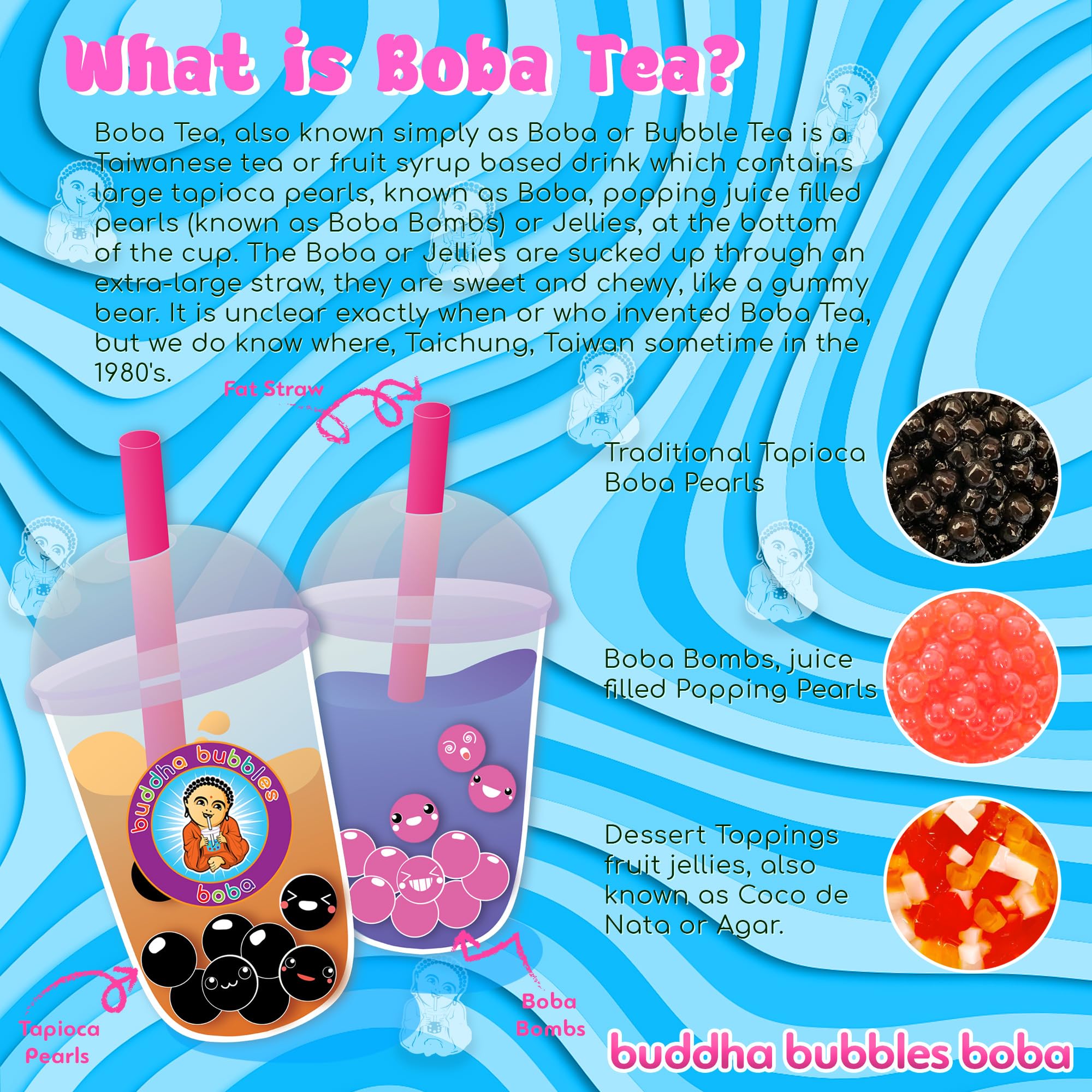 Sour Green Apple Coconut Jelly Dessert Topping - Buddha Bubbles Boba Topping for Bubble Tea, Yogurt, Ice Cream & Desserts