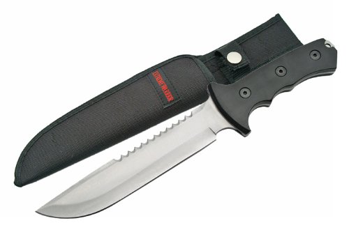 SZCO Supplies Extreme Warrior Knife - High Carbon Steel Tactical Survival Knife for Outdoor Camping, Hunting & Bushcraft | Durable Fixed Blade with Sheath