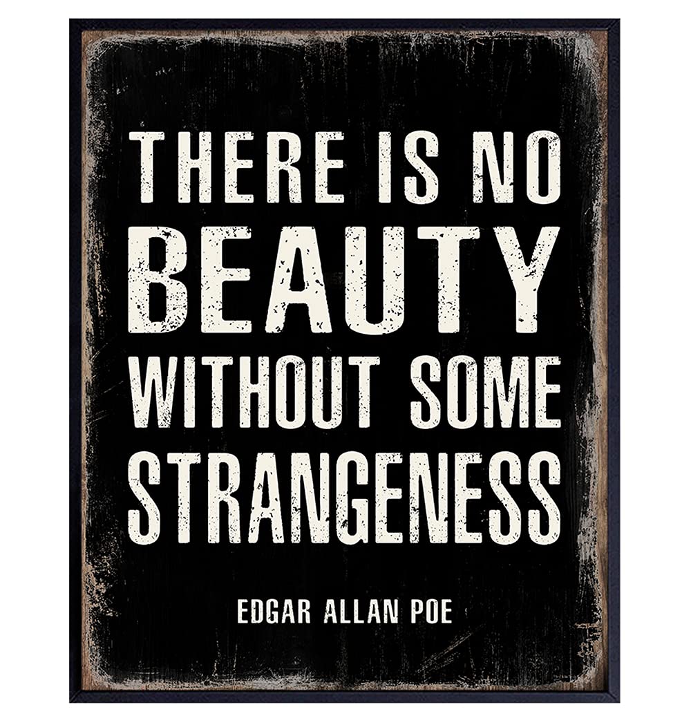 Edgar Allan Poe Quote Art Print - Gothic Wall Decor for Home & Office