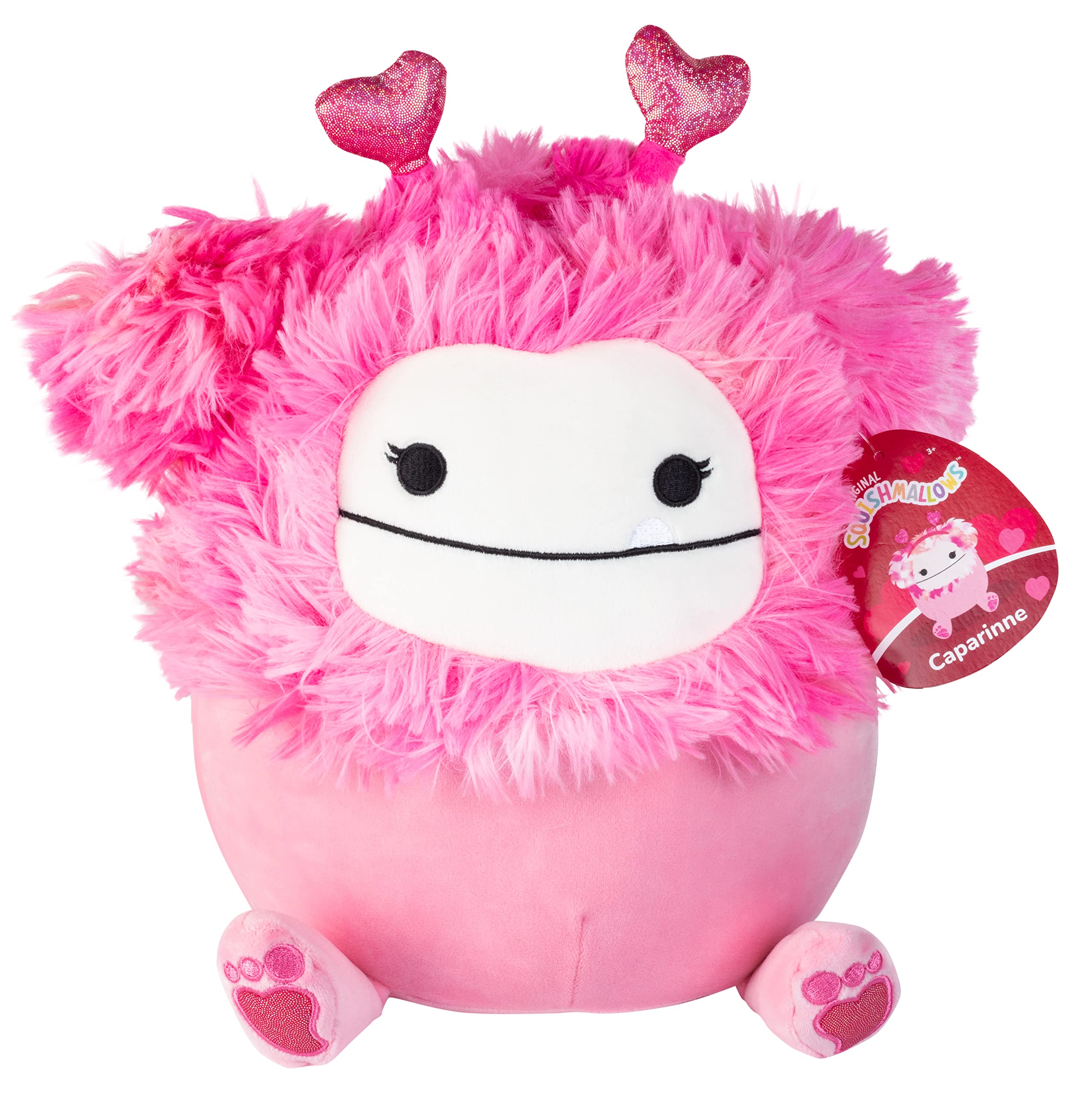 Official Jazwares 10-Inch Caparinne The Easter Pink Bigfoot Squishmallows Plush Toy - Ultra Soft Collectible Stuffed Animal for Kids - Perfect Gift for Girls & Boys - Great for Easter Gifts, Bedroom Decor, and Cuddling