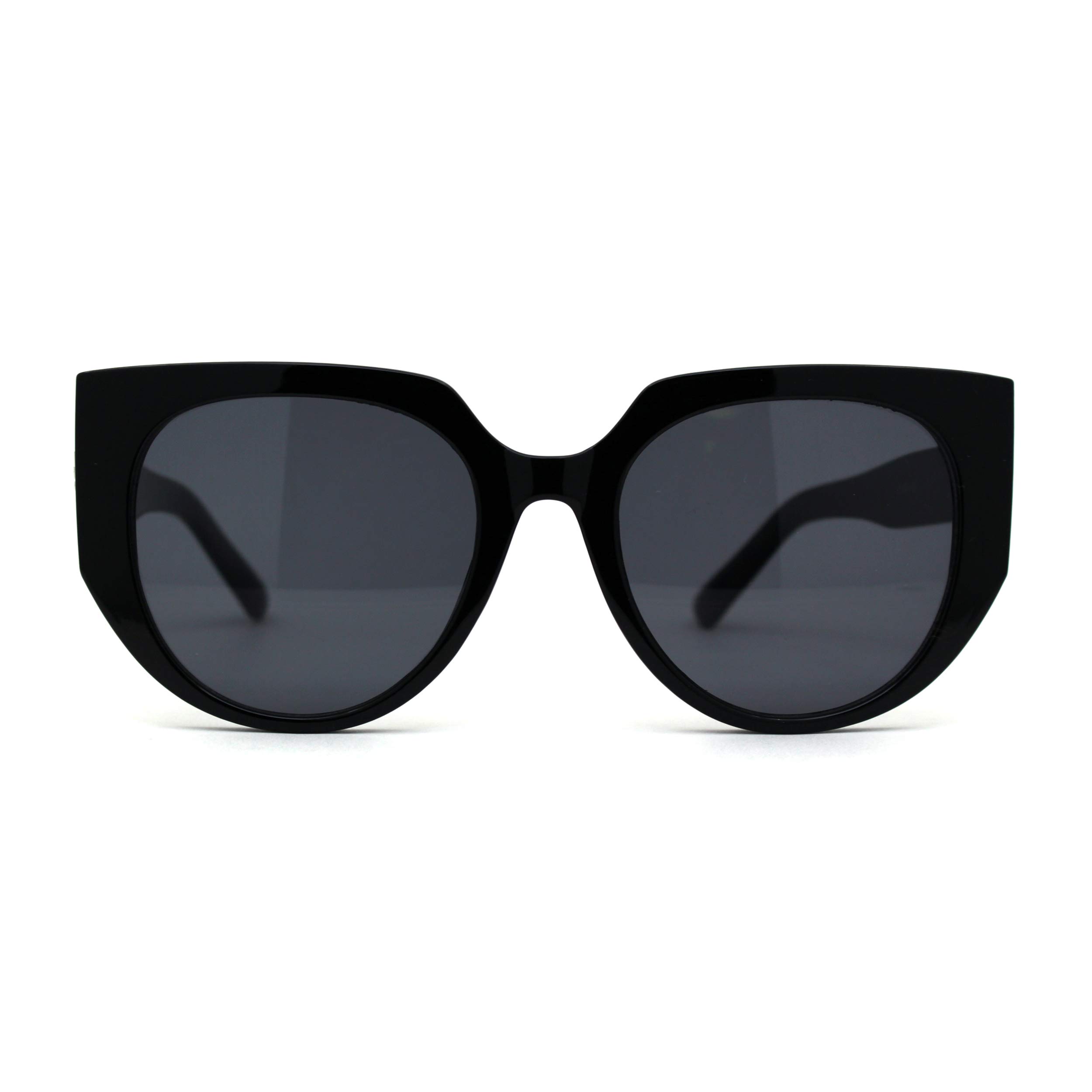 Stylish Women's Square Designer Sunglasses with Butterfly Accents - Trendy Plastic Frames for Fashion, Beach & Outdoor Activities