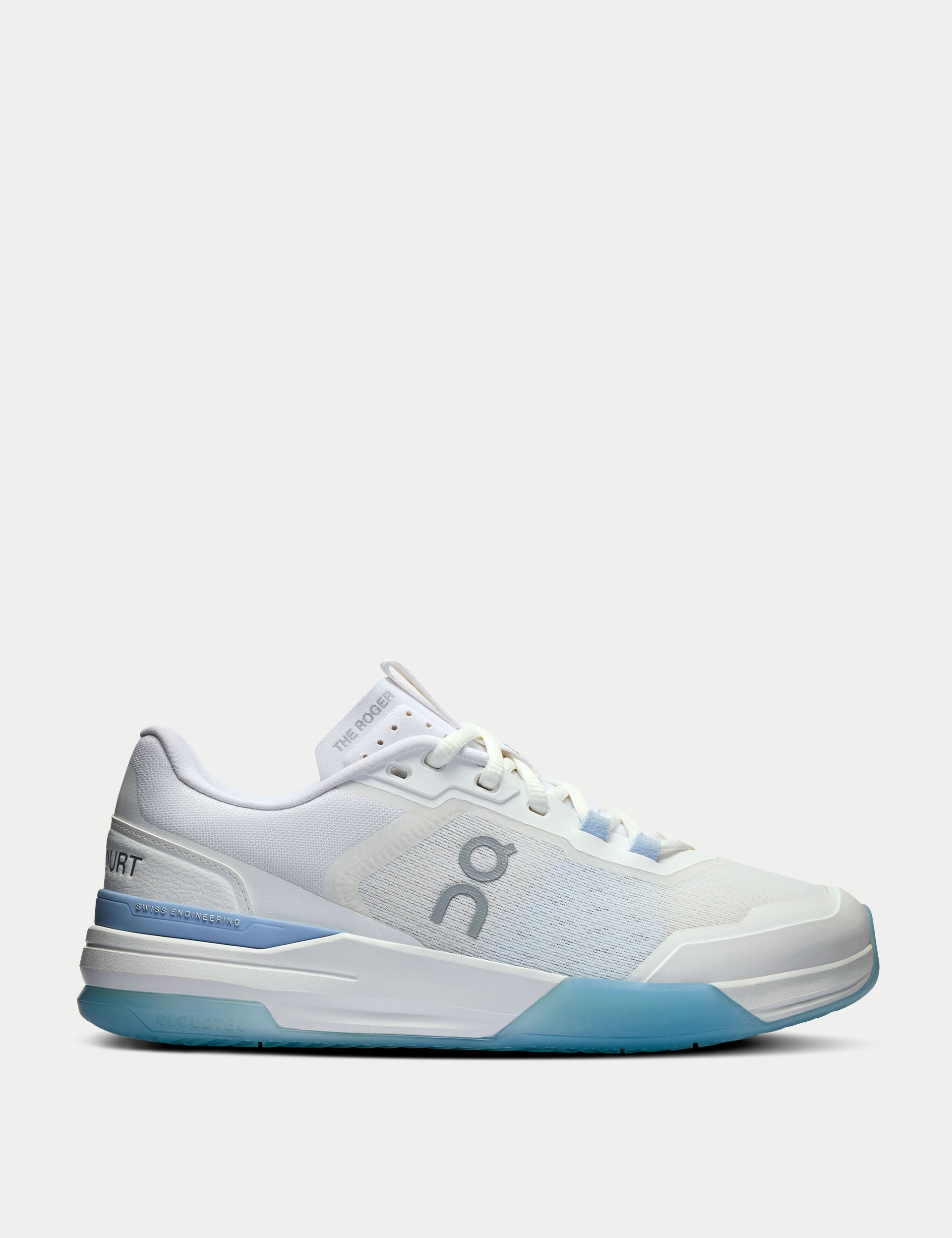 The Roger Advantage Pro Sneakers - White/Chambray Colorway | Comfortable & Stylish Men's Athletic Shoes for Running, Gym Workouts & Casual Wear