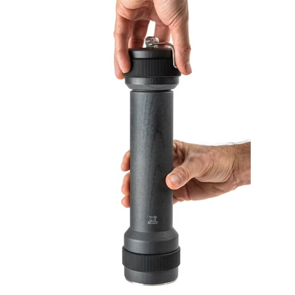Premium Peugeot BBQ 12 Inch Pepper Grinder - Graphite Finish - Adjustable Coarseness for Steak, Salad & Gourmet Cooking - Perfect for Outdoor Grilling & Kitchen Use