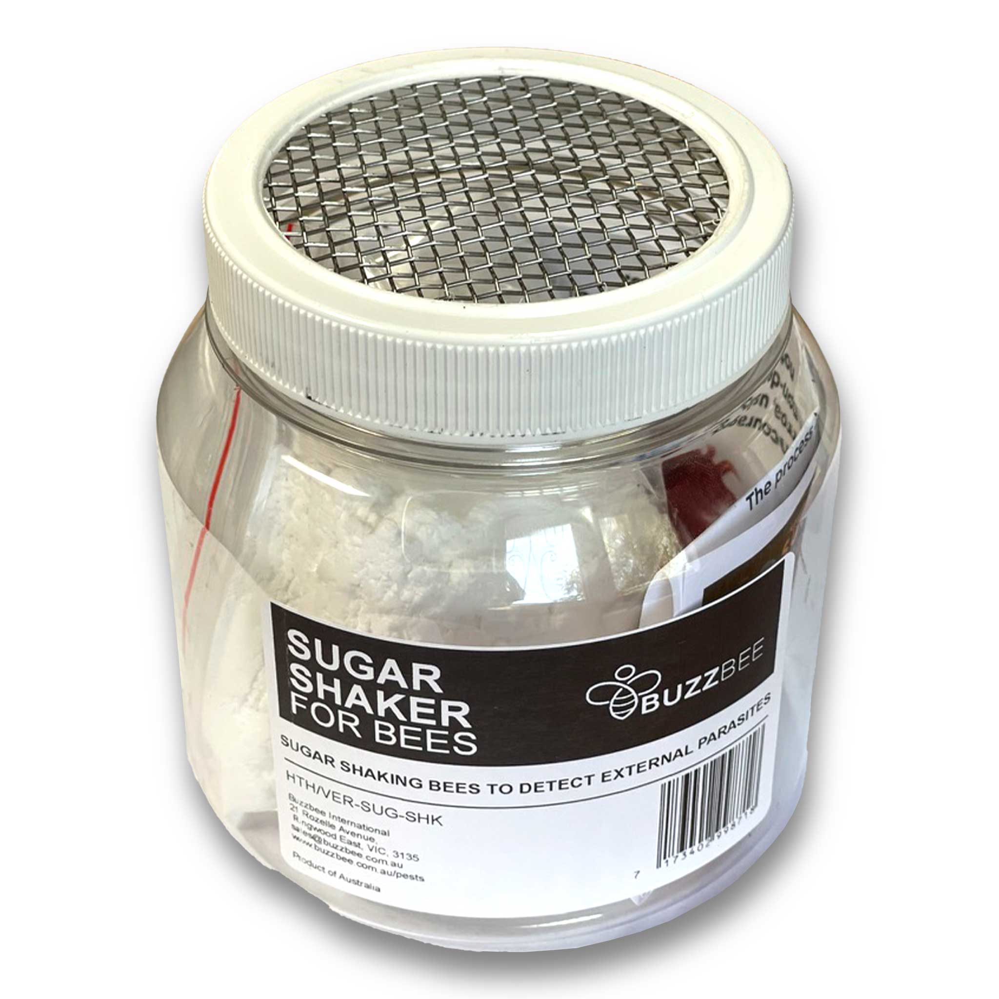 Varroa Mite Testing Kit for Beekeepers - Sugar Roll Test with Shaker & Uncapping Fork | Early Beehive Parasite Detection | Essential Apiary Equipment for Honeybee Health Monitoring