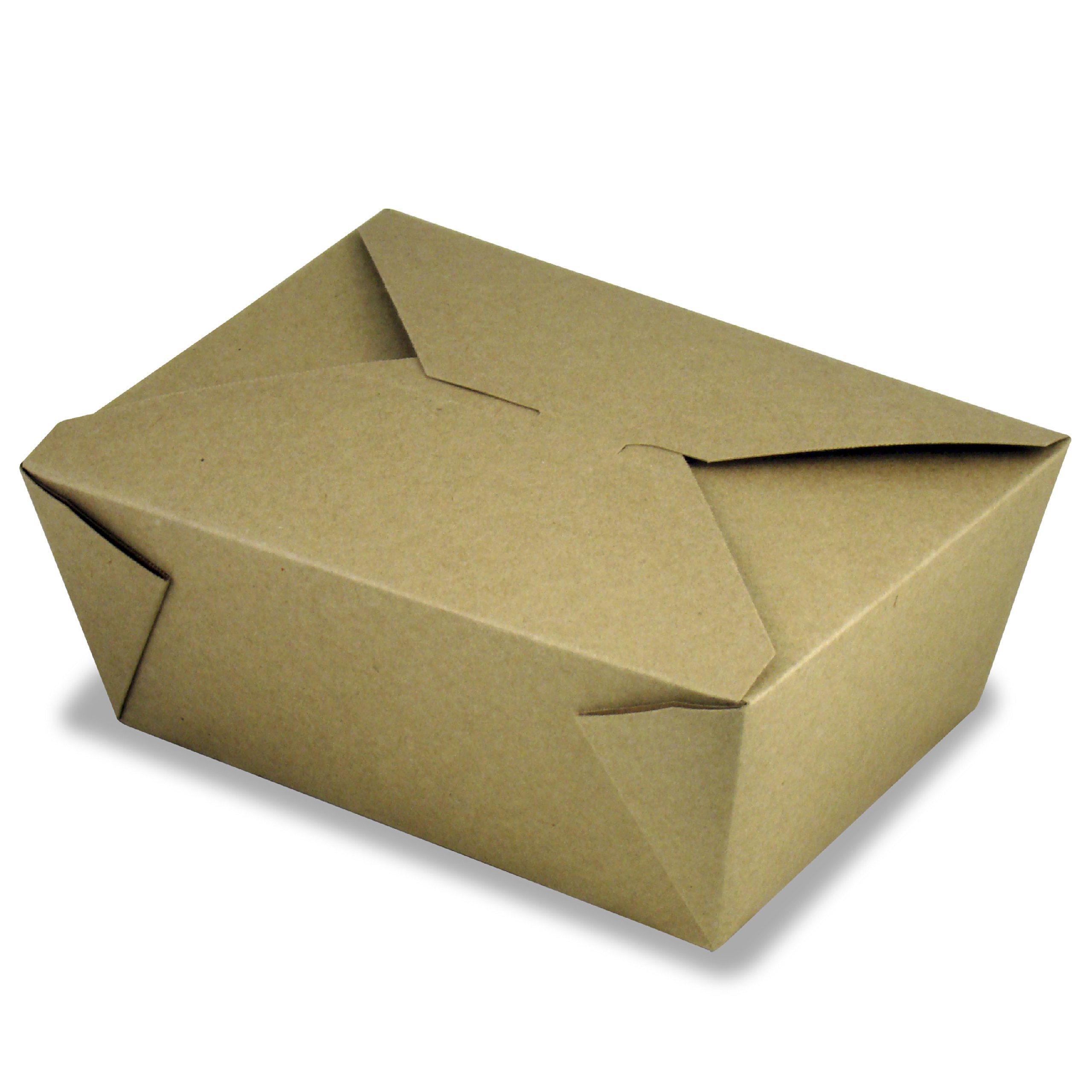 EcoSource Biodegradable Kraft Take-Out Food Containers - 160 Count Case (Box #4) | Perfect for Restaurants, Food Trucks & Eco-Friendly Meal Prep