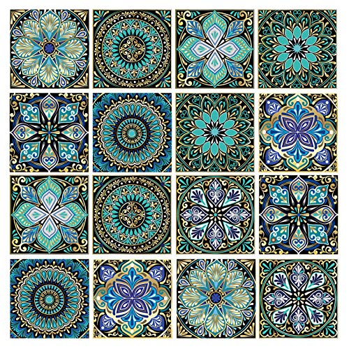 16 Pcs 6 X 6 in Green