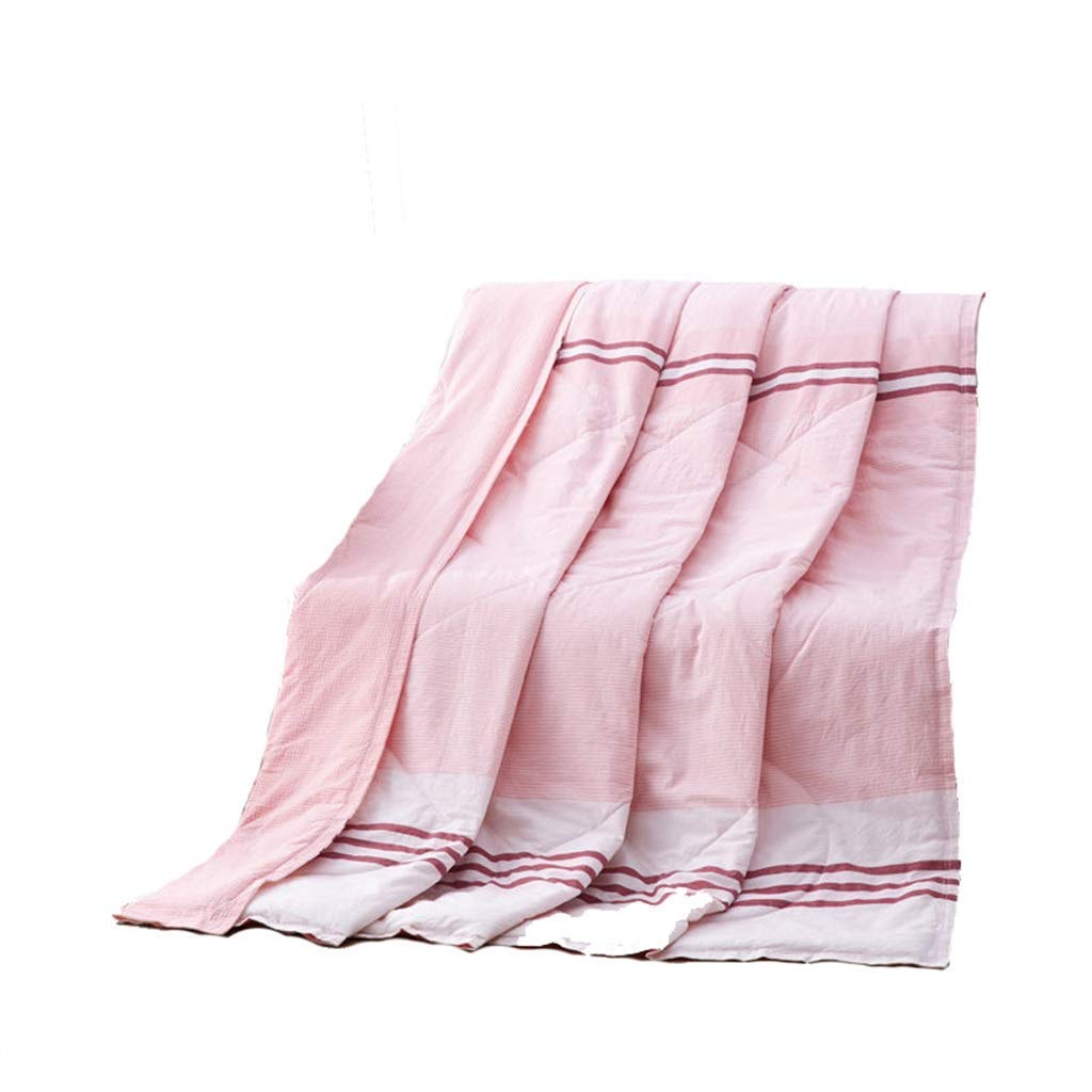 Breathable Summer Cotton Quilt - Lightweight & Removable Double Thin Bed Cover for Hot Weather | Perfect for Air Conditioning Use, Guest Rooms & Seasonal Comfort