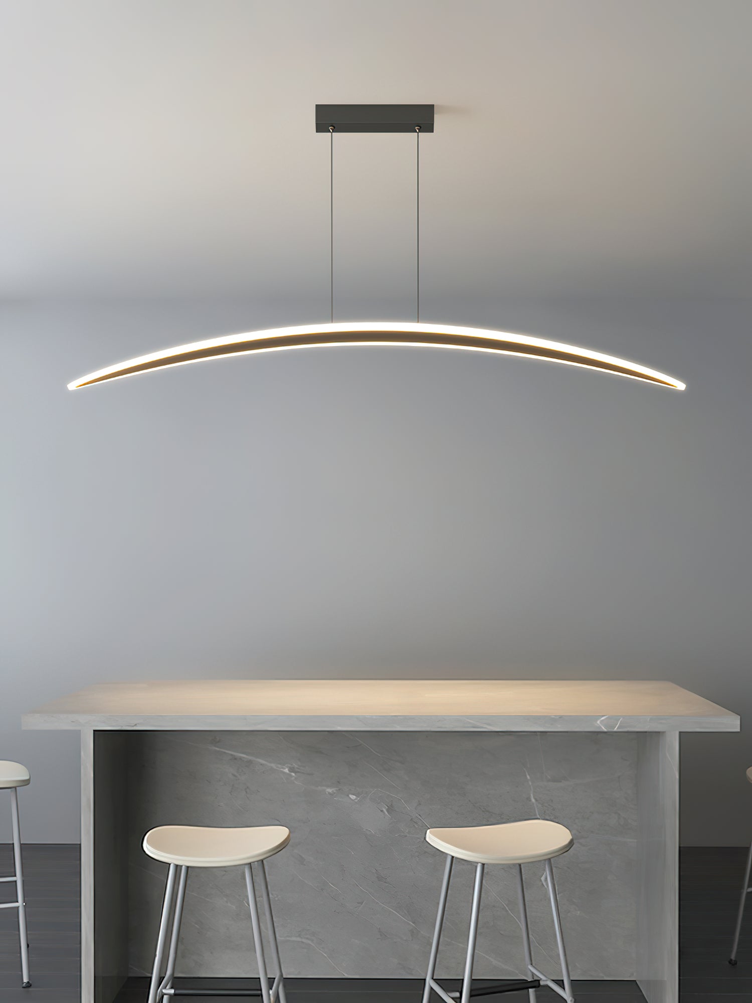 Hyperbola Pendant Light - Modern Geometric Ceiling Fixture for Living Room, Bedroom & Dining Area | Energy Efficient LED Lighting for Home Decor