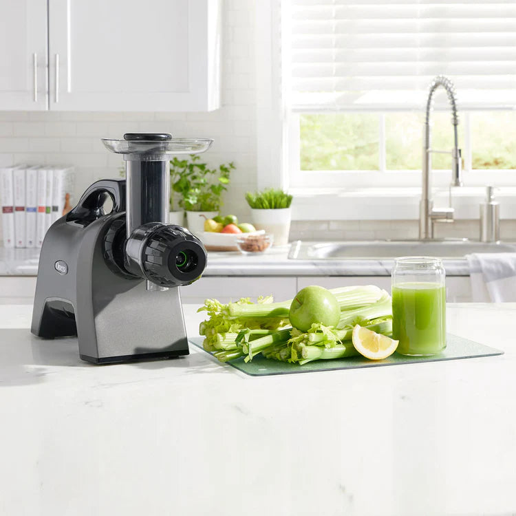 Omega MM1500 Slow Juicer - Cold Press Juicer for Maximum Nutrient Extraction, Perfect for Fresh Juices, Smoothies & Healthy Lifestyles