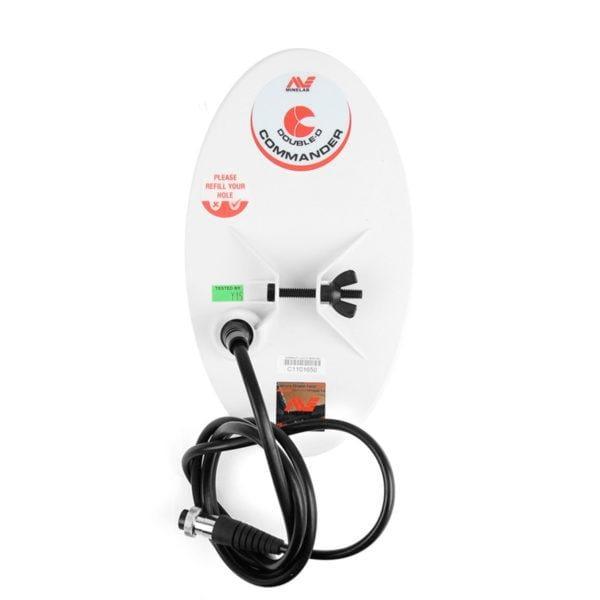 Minelab 15 x 12 Inch Semi Elliptical DD Commander Search Coil for GPX GP SD Metal Detectors - Waterproof & Lightweight Design for Beach Gold Prospecting & Treasure Hunting