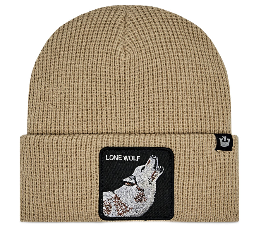 Goorin 'Singled Out' Acrylic Knitted Beanie in Cream - Winter Warm Hat for Men & Women - Perfect for Skiing, Snowboarding & Cold Weather Fashion