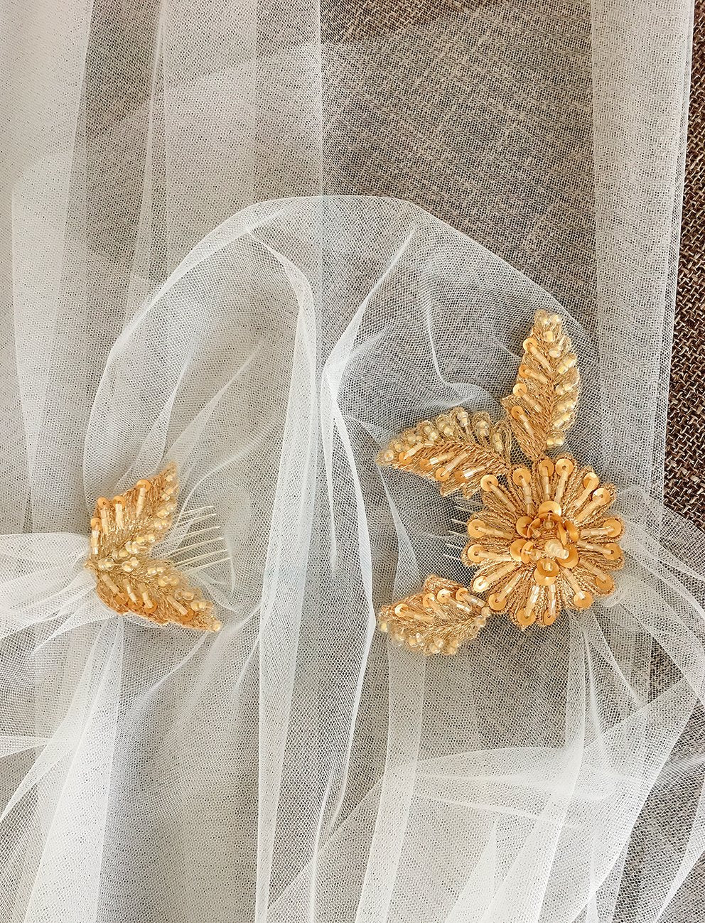 Vintage Juliet Cap Wedding Veil with Beaded Lace - Elegant Bridal Headpiece for Classic & Boho Weddings, Photo Shoots & Special Occasions
