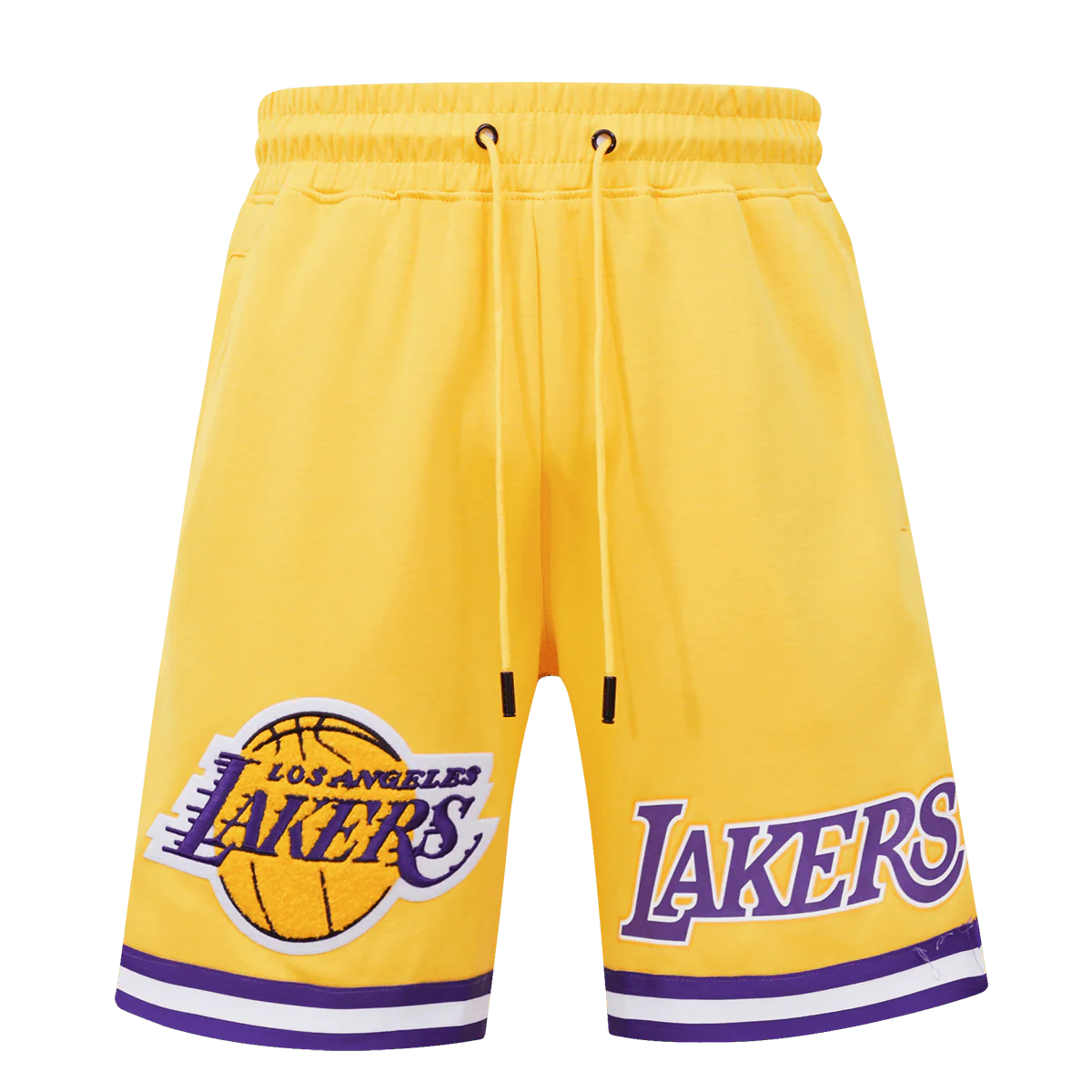 Pro Standard Los Angeles Lakers NBA Basketball Game Shorts - Men's Athletic Performance Shorts (BLL351639) Yellow - Perfect for Basketball Games, Gym Workouts & Casual Wear