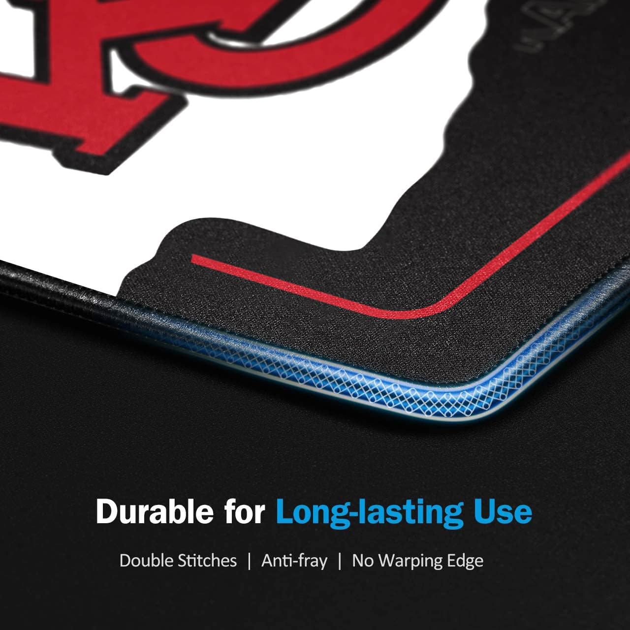 Premium Non-Slip Mouse Pad with Stitched Edges - Smooth Textured Surface for Gaming, Office & Home Use - Waterproof Computer Mousepad for Laptop, PC & Desktop - Ideal for Work, Gaming & Daily Computing