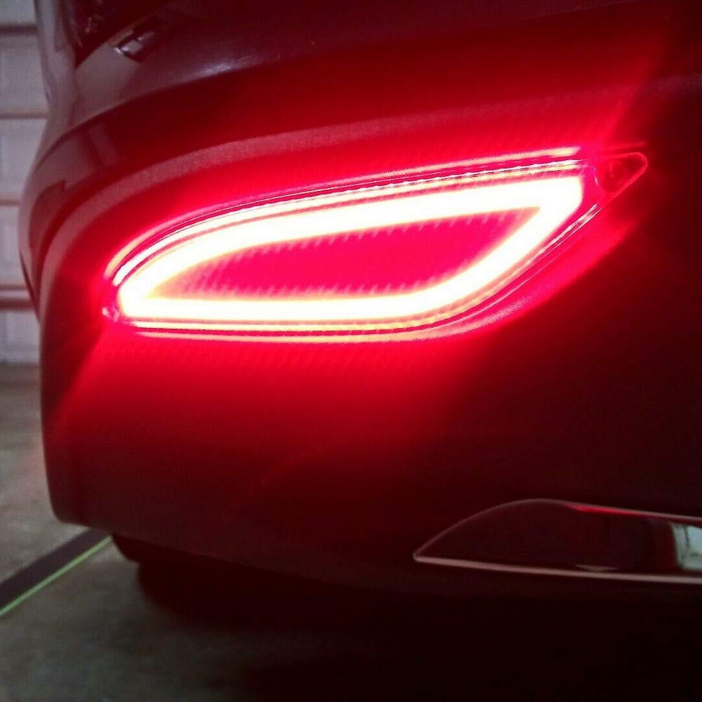 2016-2019 Chevrolet Malibu LED Brake Lights - DRL Turn Signal Lights with Light Guide for Night Driving | Upgrade Headlights & Tail Lights for Safety & Style