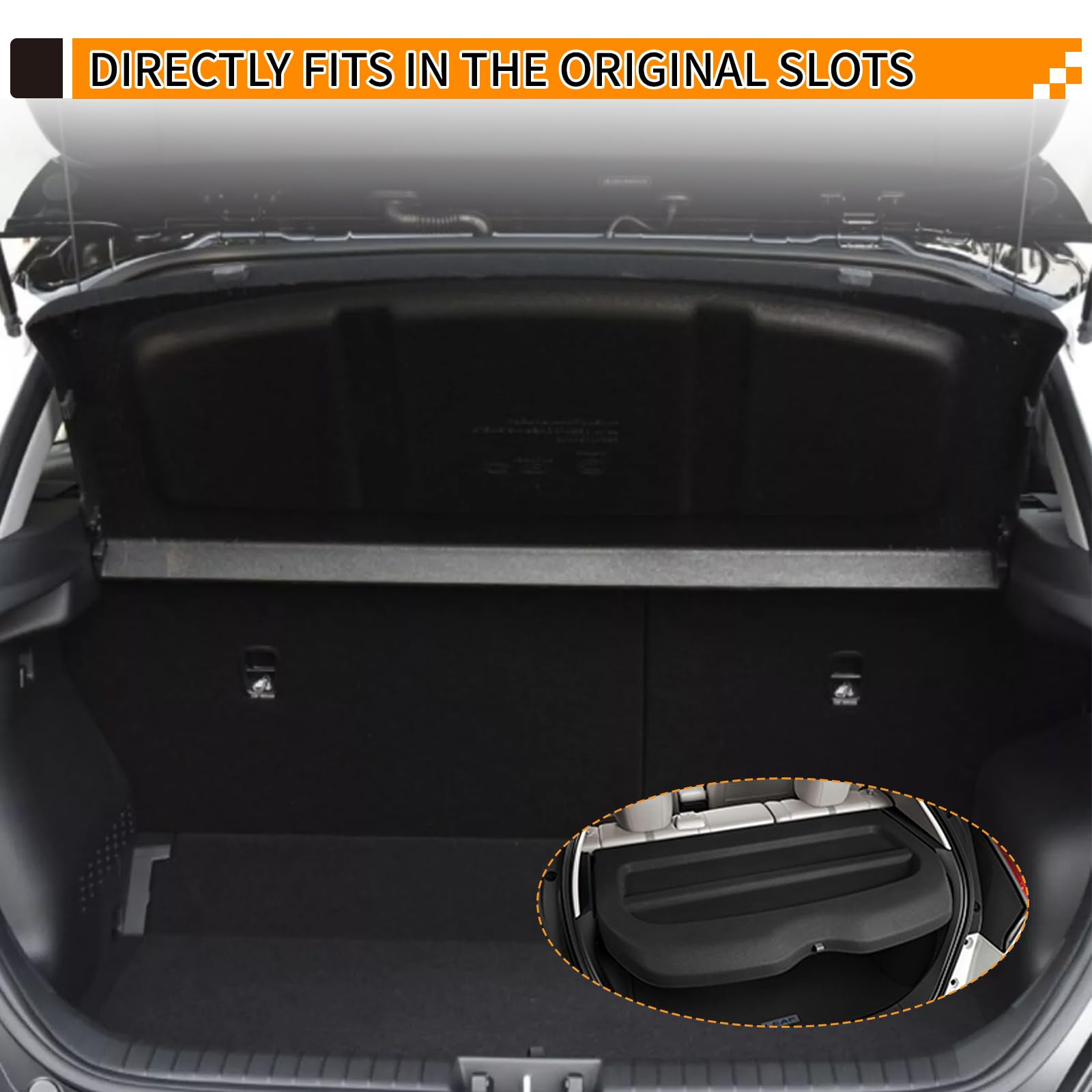 Mazda CX-30 Cargo Cover (2020-2025) | Retractable Trunk Shade & Luggage Protector | Perfect for Road Trips & Grocery Hauling