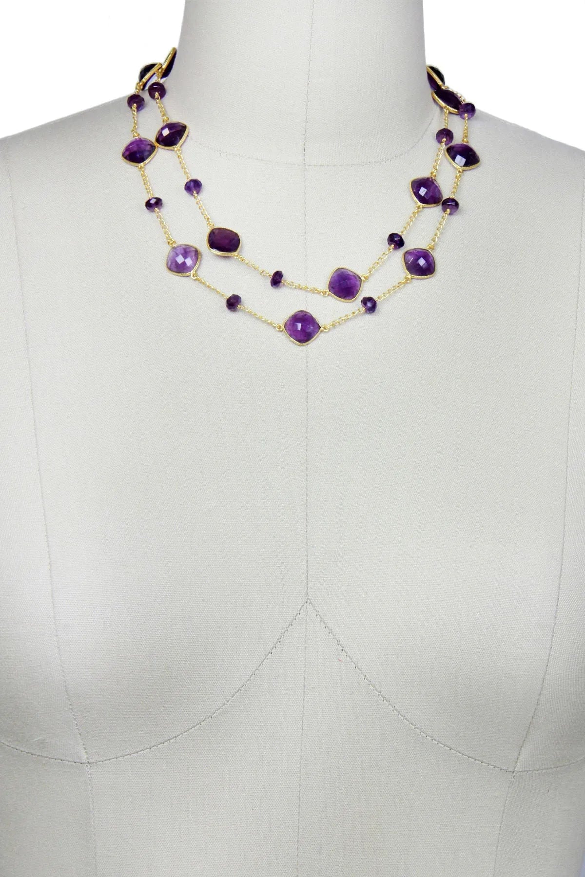 Elegant Gemstone Long Necklace for Women - Handmade Beaded Jewelry for Casual & Formal Wear - Perfect for Parties, Weddings & Everyday Fashion