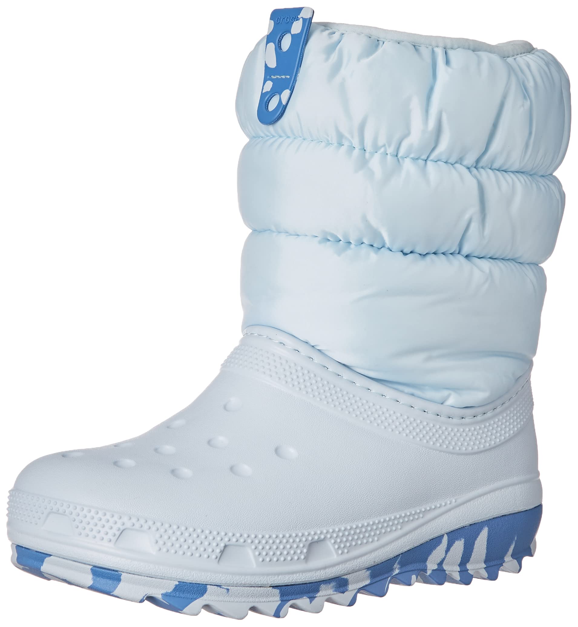 Crocs Unisex-Child Classic Neo Puff Winter Boots for Kids - Waterproof Snow Boots for Boys & Girls - Warm & Comfortable for Outdoor Play, Snow Days & Winter Activities