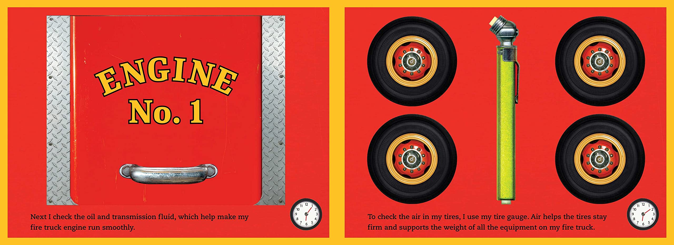 My Big Red Fire Truck Book - Interactive Children's Storybook for Early Learning & Fire Safety Education | Perfect for Preschool Reading Time & Firefighter-Themed Play