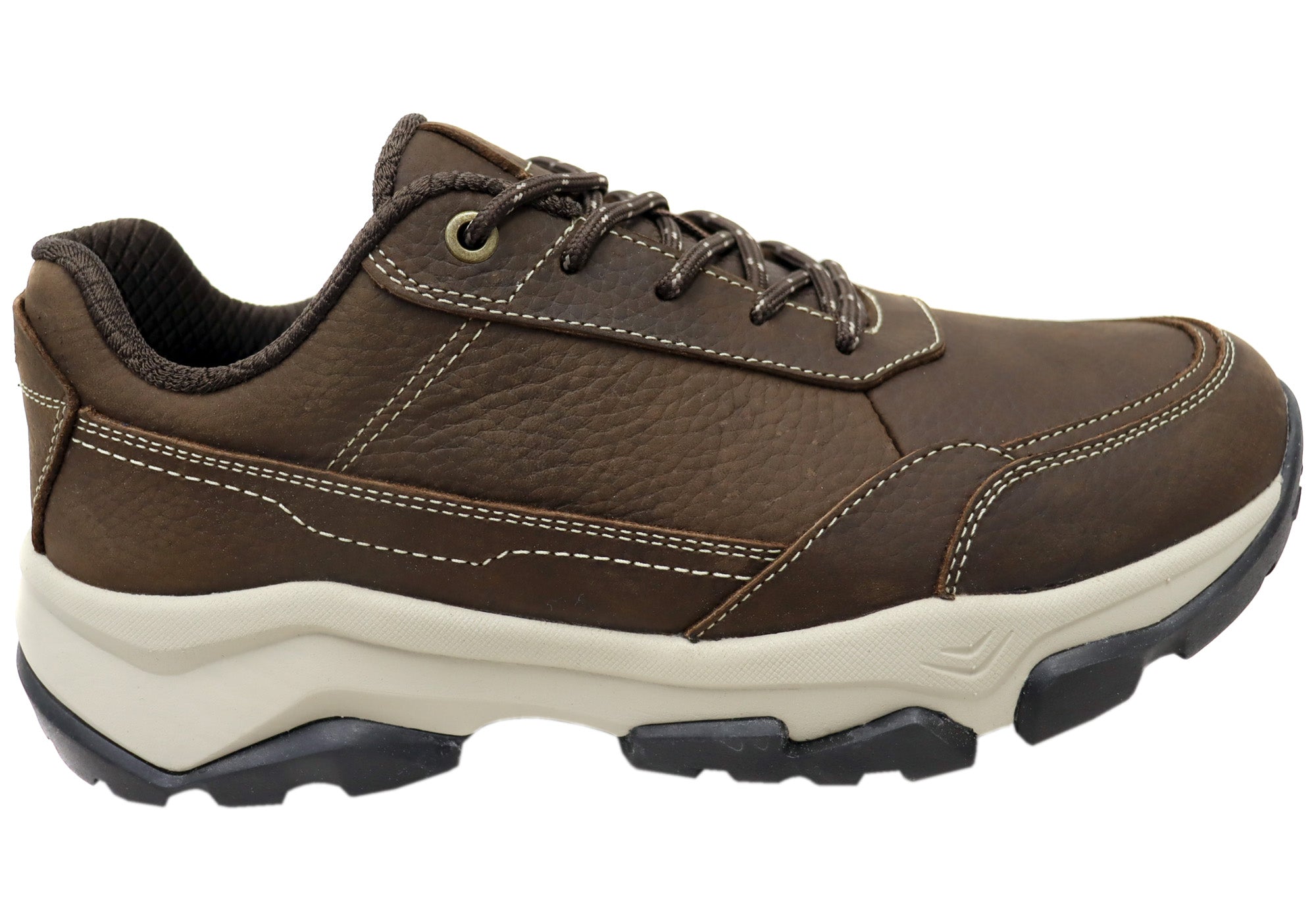 Rockport Men's Eastern RO Leather Lace-Up Comfort Shoes - Stylish & Supportive for Work, Walking & Casual Wear