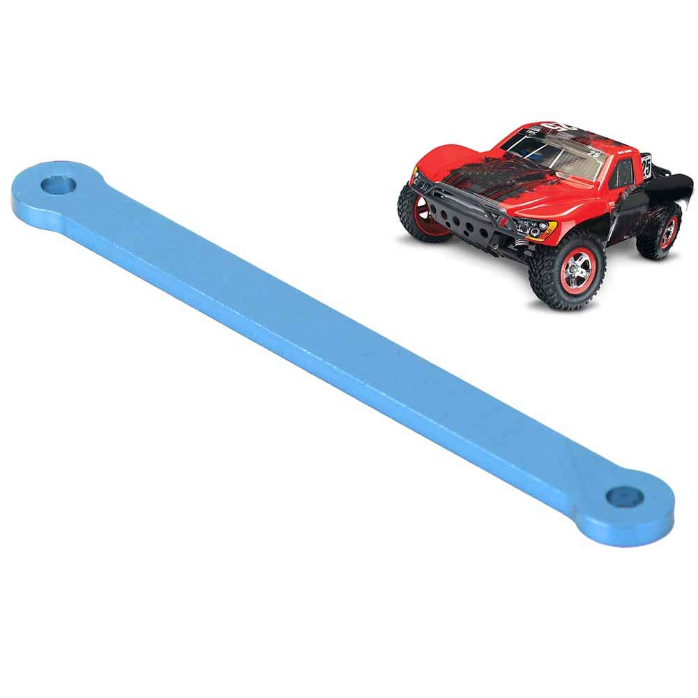 Shanrya Aluminum Front Arm Tie Bar - Durable RC Car Part Compatible with Slash 2 & Rustler 2 RC Cars (Light Blue) | Off-Road Racing & RC Vehicle Upgrade Accessory