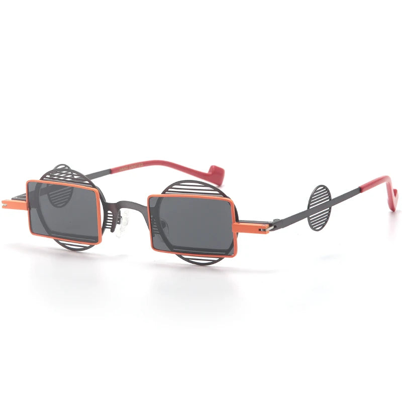 Aror Unisex Full Rim Round Alloy Eyeglasses with Flip-Up Sunglasses 76873 - Stylish UV Protection for Driving, Outdoor Activities & Fashion Accessories
