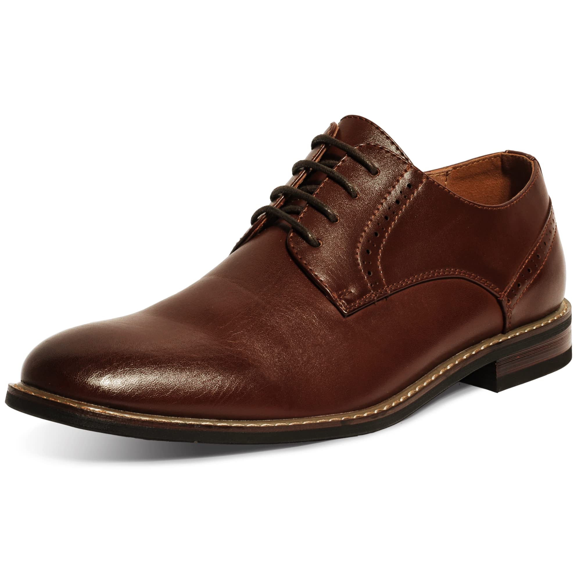 Premium Men's Dress Shoes - Formal Cap Toe Oxford Business Shoes for Men | Comfortable & Stylish | Perfect for Weddings, Office Work & Special Occasions