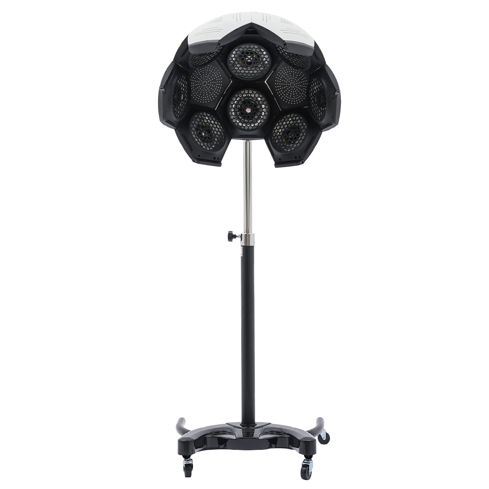 Adjustable Height Standing Hair Dryer with Hood, Timer & Wheels - Professional Salon & Home Use for Styling, Blowouts & Hair Treatments
