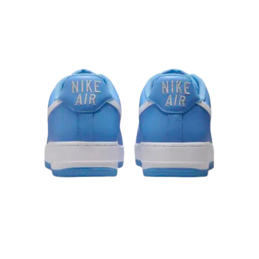Nike Air Force 1 Low '07 Retro Sneakers - University Blue, White & Metallic Gold Colorway | Men's Basketball Shoes for Casual Wear & Street Style