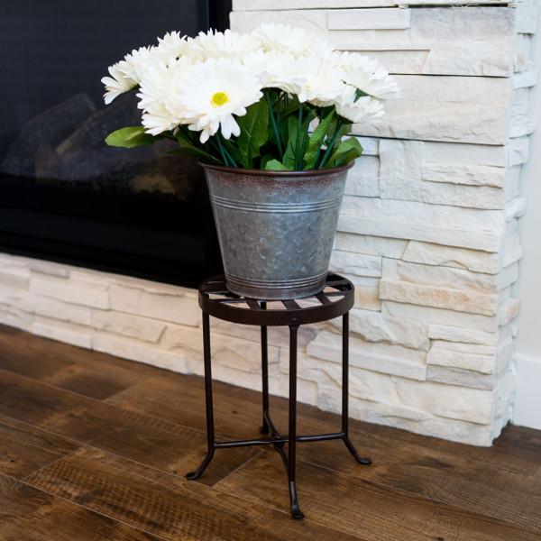 Flowers Plant Stand - Adjustable Indoor/Outdoor Plant Holder for Home Decor, Garden, Balcony & Patio | Perfect for Potted Plants, Succulents & Flower Pots