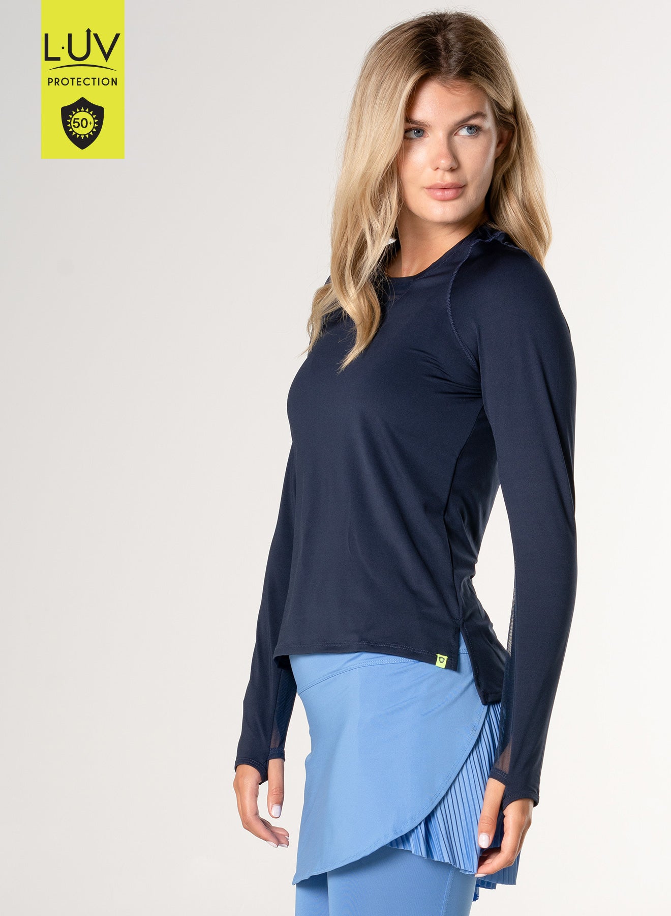 Stylish High Low Breezy Long Sleeve Top for Women - Trendy Asymmetrical Hem Blouse for Casual Wear, Office & Date Night Outfits