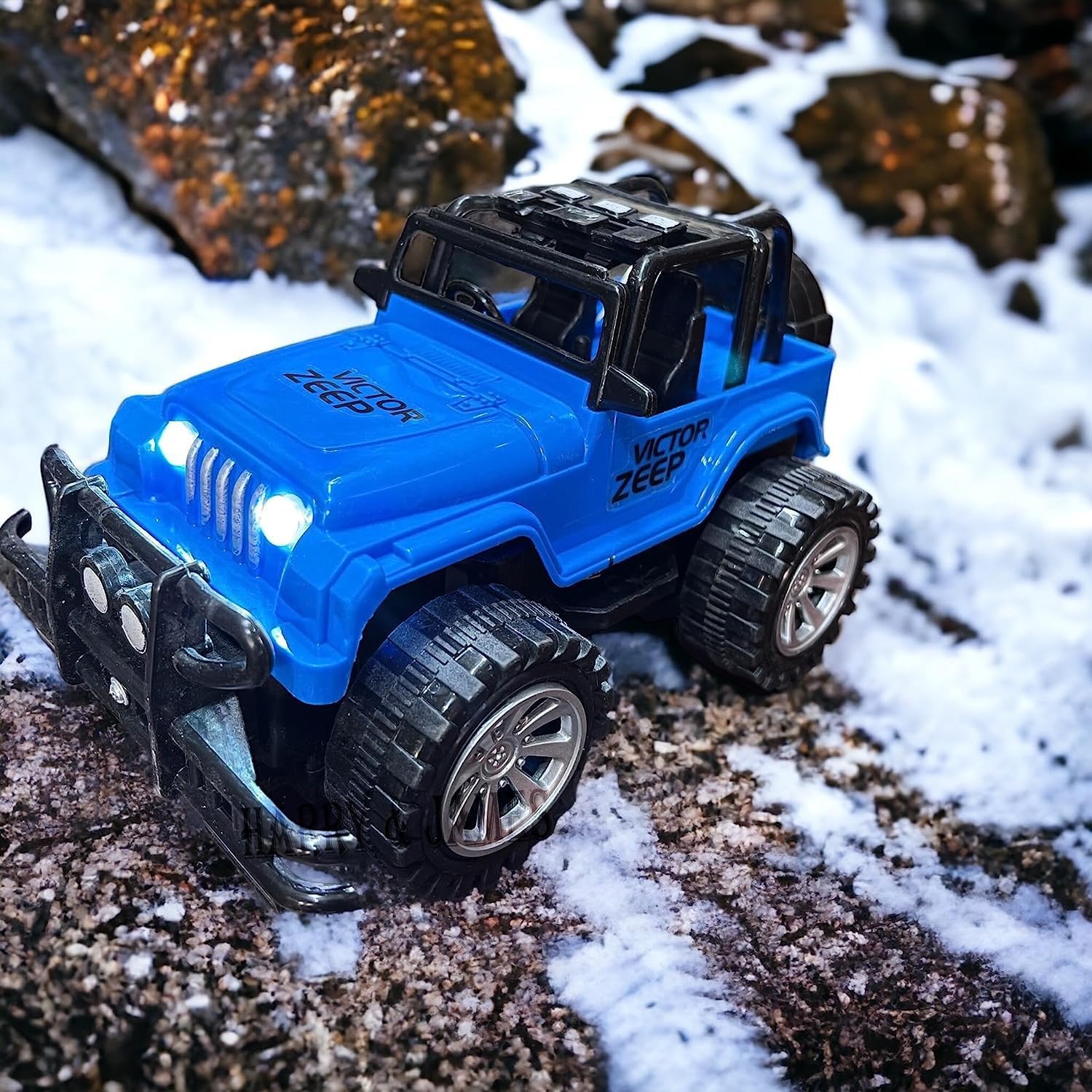 Kmc Kidoz Battery-Powered Ride-On Jeep Car & Monster Truck for Kids - Outdoor Adventure & Indoor Play Toy for Boys & Girls